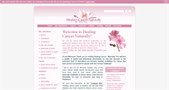 Desktop Screenshot of healingcancernaturally.com